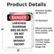 Signmission Livestock Guardian Dog On Duty Danger Sign, Vinyl Decal, 5in W x 7in L, 2PK OS-2PACK-DS-D-57-V-2150 - alternate 5